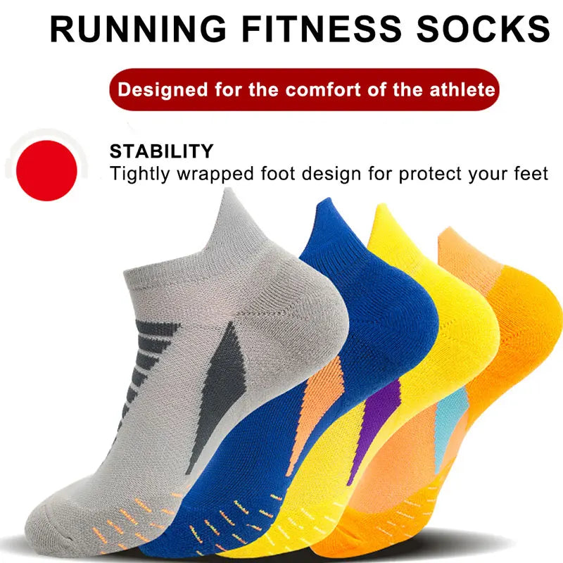 Men Sports Socks - Cycling, Basketball, Running, Hiking, Tennis, Ski