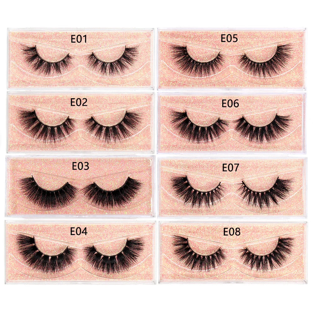 3D Mink Lashes - Fluffy Soft Full False Eyelashes