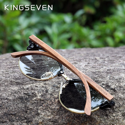 Handmade Black Walnut Wood Sunglasses