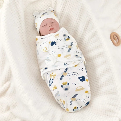 Baby Anti-Shock Cotton Swaddle Wrap for Newborns