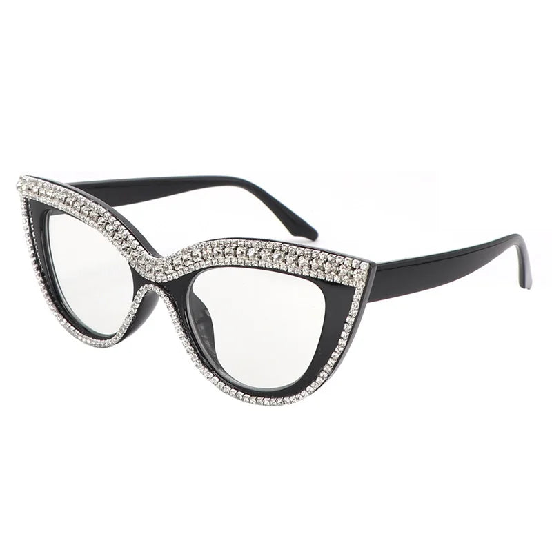 Rhinestone Cat Eye Reading Glasses for Women