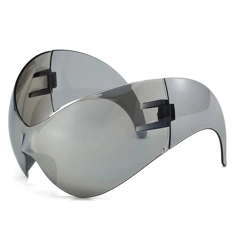 Oversized Y2K Punk One-Piece Sunglasses