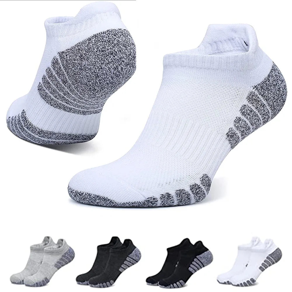 Thickened Towel Bottom Running Socks - 3 Pairs