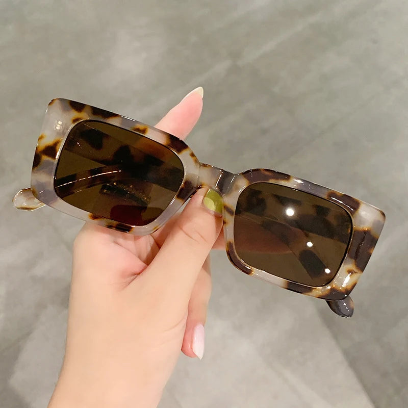 Vintage Square Sunglasses for Women