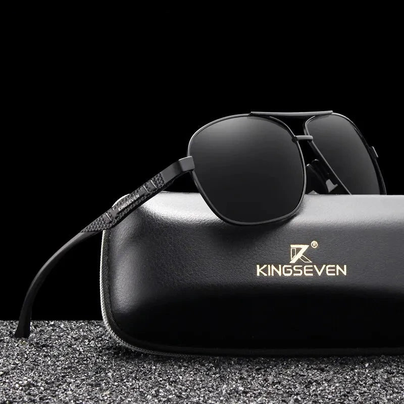 KINGSEVEN Polarized Aluminum Sunglasses for Men and Women