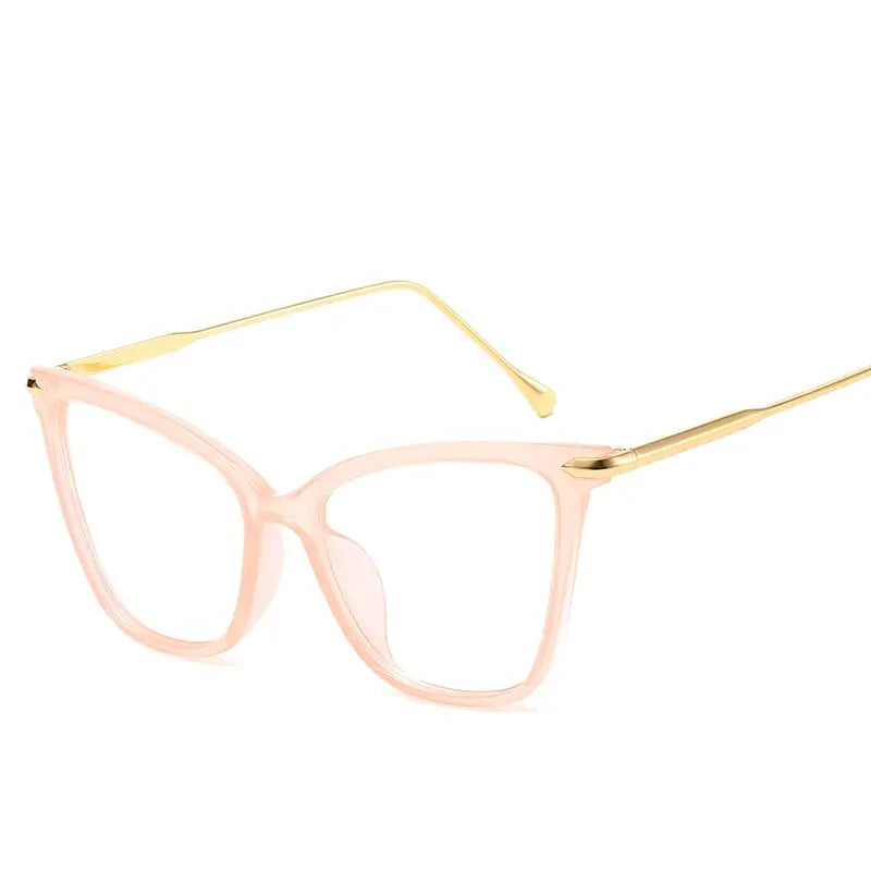 Ladies Retro Cat Eye Anti-Blue Light Glasses for Reading &amp; Gaming