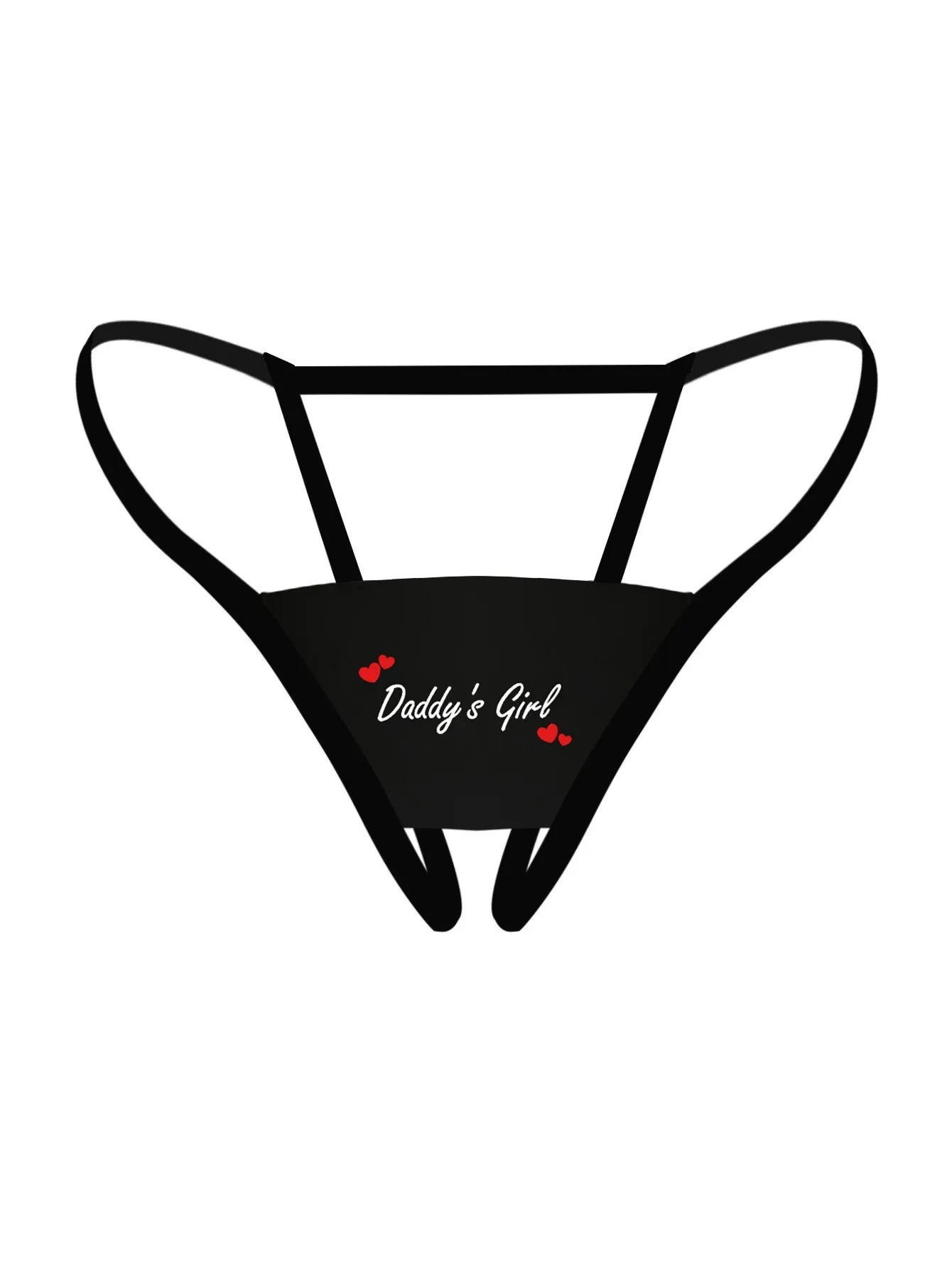 Personalized Crystal Name Thong