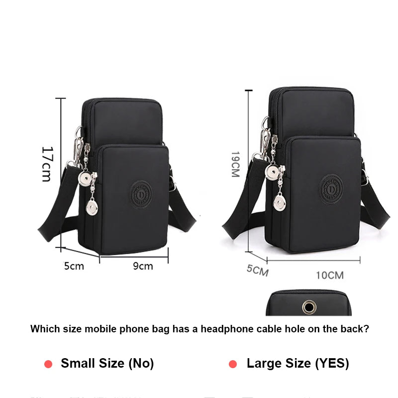 Women’s Nylon Mobile Phone Bag