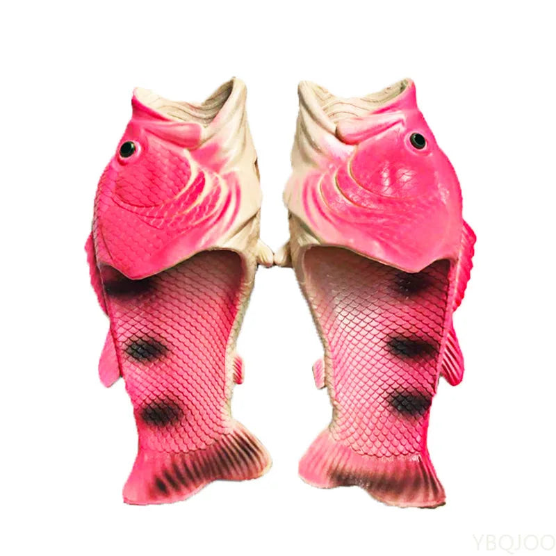 Funny Family Fish Slippers for Summer Beach