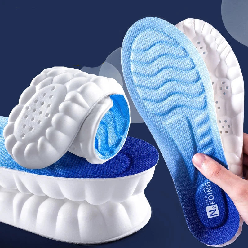 4D Cloud Technology Sports Insoles Breathable &amp; Shock Absorbing