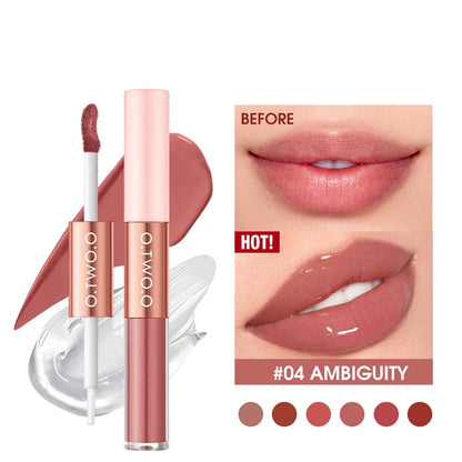 Double Head Matte Lipstick &amp; Lip Gloss