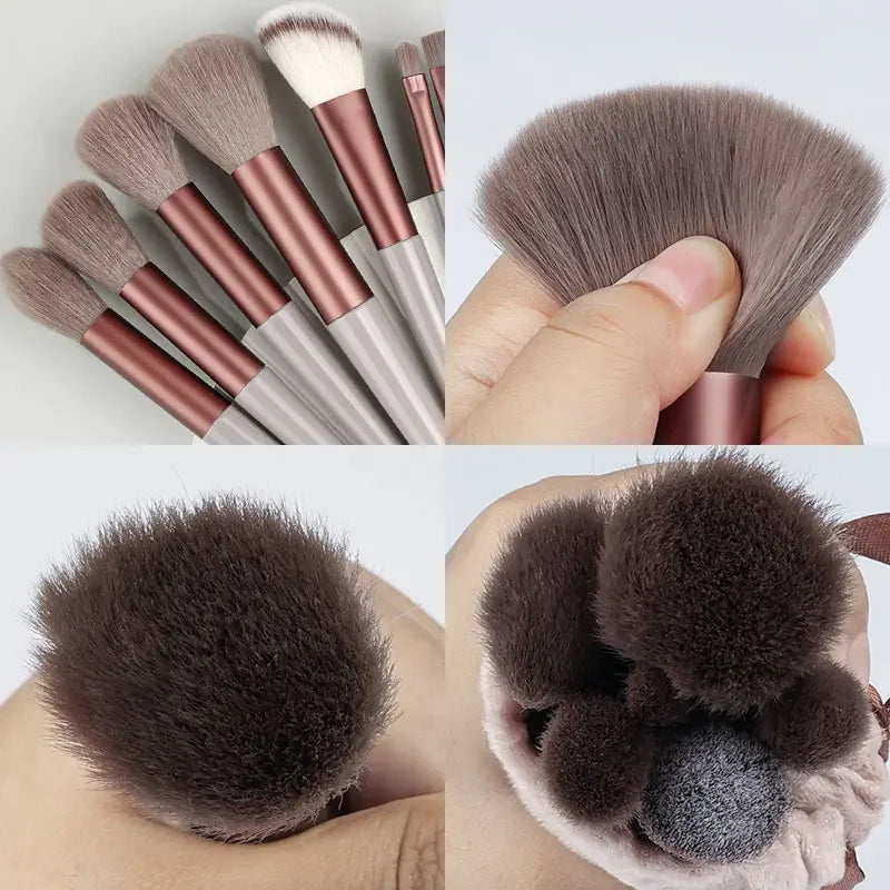 New 8/20Pcs Makeup Brush Set Eyeshadow Brush detail Concealer Blush Loose Powder Foundation Highlighter Soft Fluffy Beauty Tools