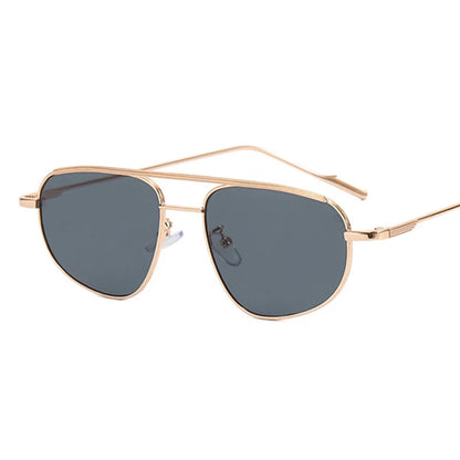 Classic Metal Square Sunglasses for Women