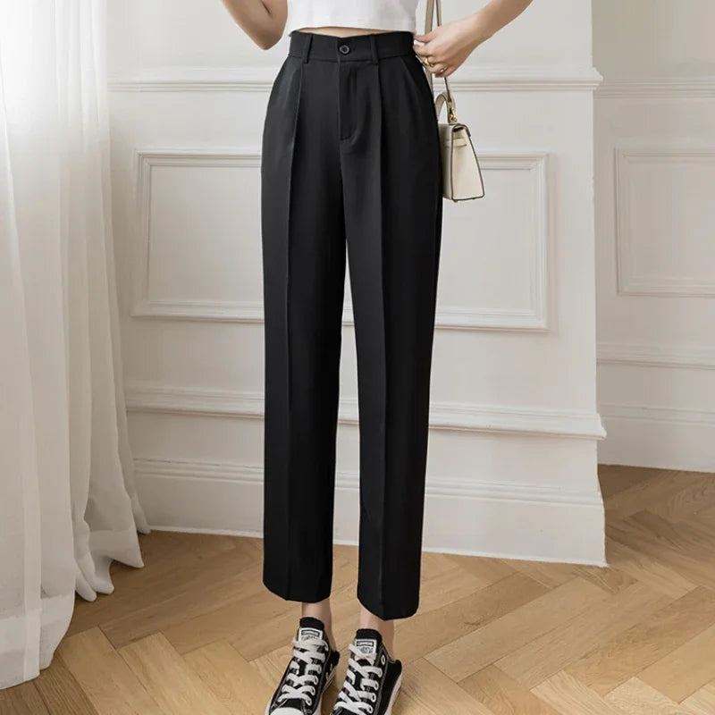 Casual Women Suit Pants