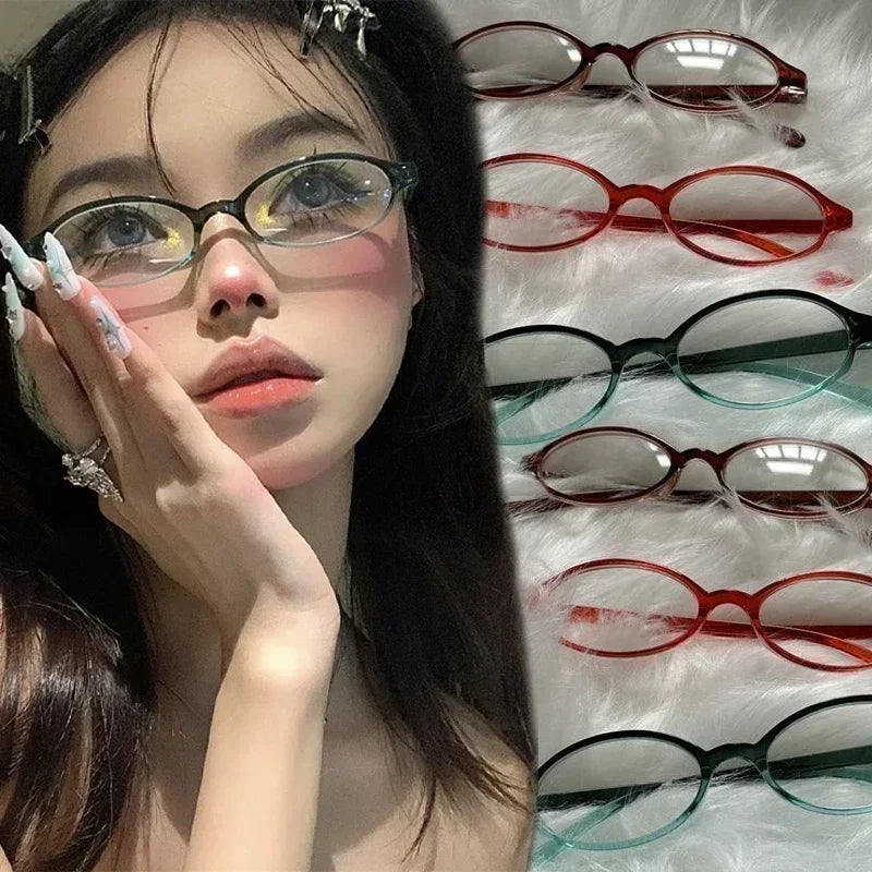 Retro Oval Glasses for Women &amp; Girls