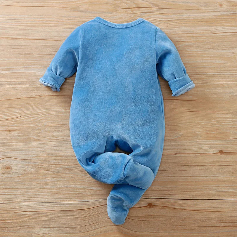 Newborn Cartoon Dinosaur Jumpsuit
