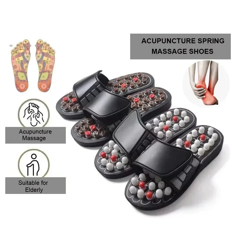 Acupoint Massage Slippers Therapy Massager Shoes