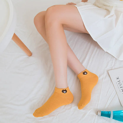 10 Pairs Women Low Tube Socks Set