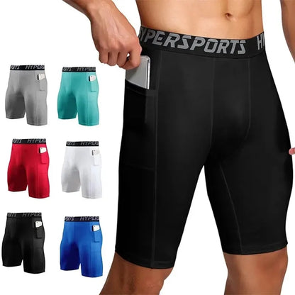 Men’s Compression Leggings and Shorts Set – High-Performance Sportswear