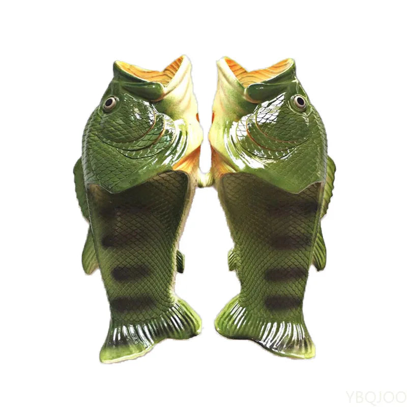 Funny Family Fish Slippers for Summer Beach