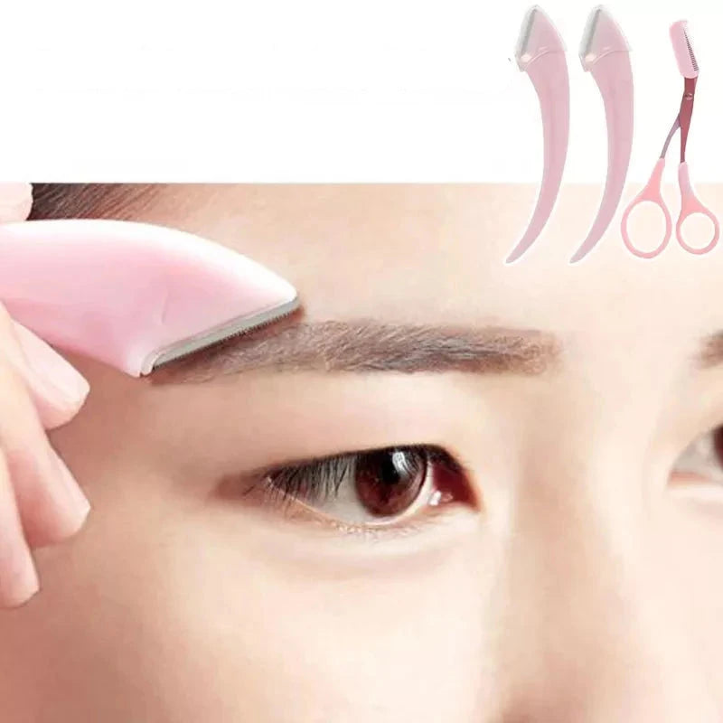 Precision Eyebrow Trimming Set: Professional Grooming Tools