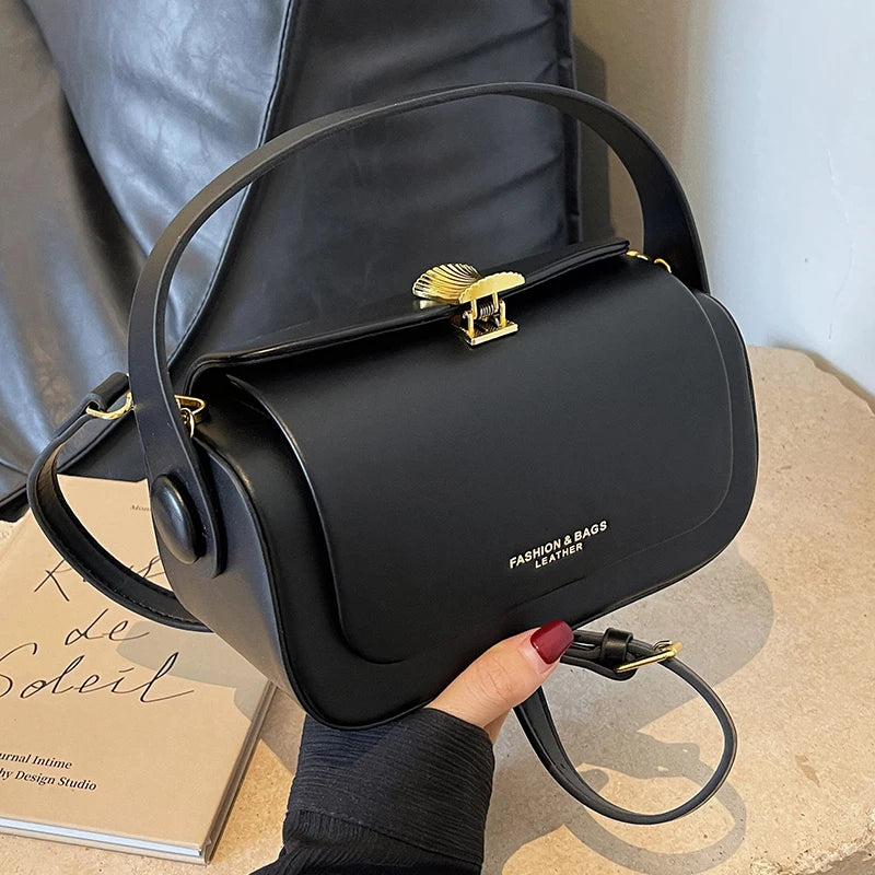 Classic Black Shoulder Bag