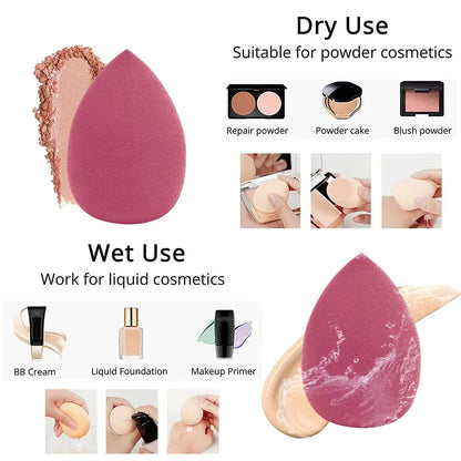 4/8-Piece Makeup Sponge Blender Set