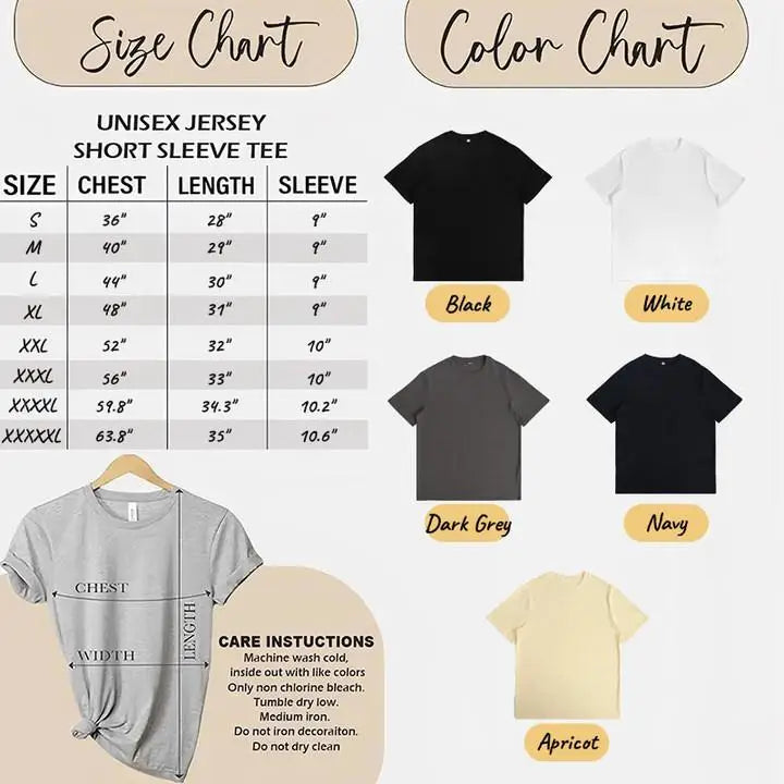 Unisex 100% Cotton Casual T-Shirt