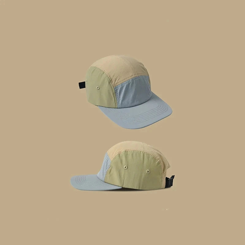 2024 Fast Dry Patchwork Summer 5 Panel Cap Men Women High Quality Sports Fitted Golf Bones Masculinos Snapback Hats56-60cm