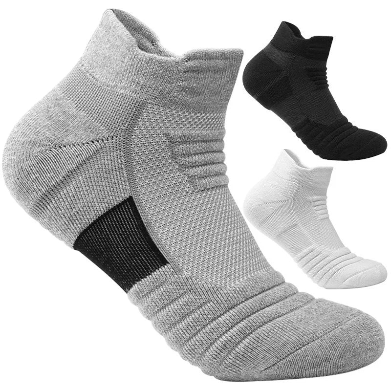 3 Pairs Mesh Sports Terry Socks