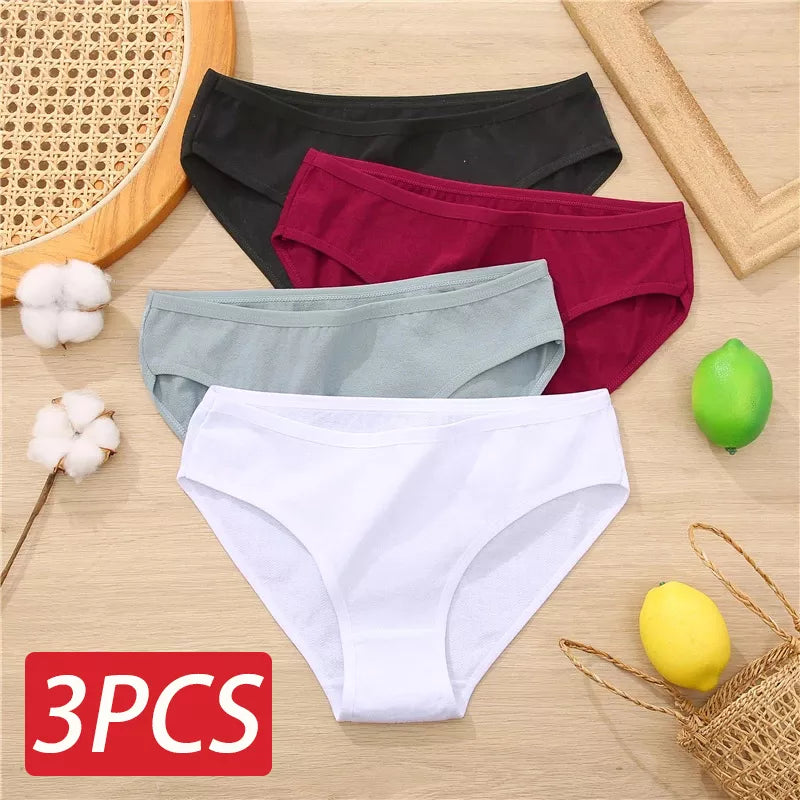 Seamless G-String Panties 3-Pack – Sexy, Low-Waist Bikini Panties