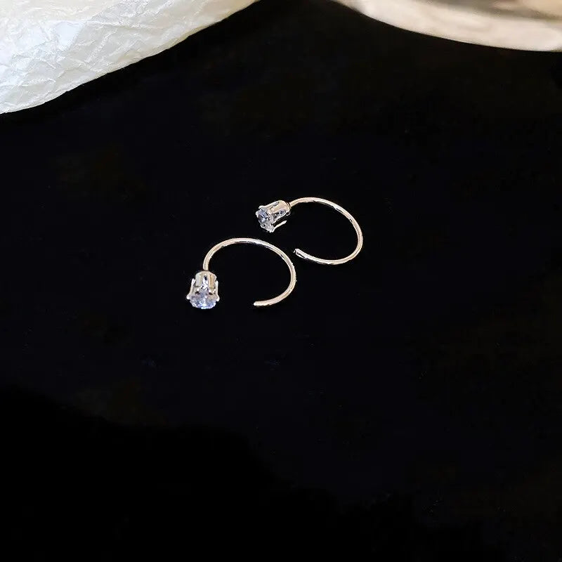 10mm Round Hoop Earrings for Women