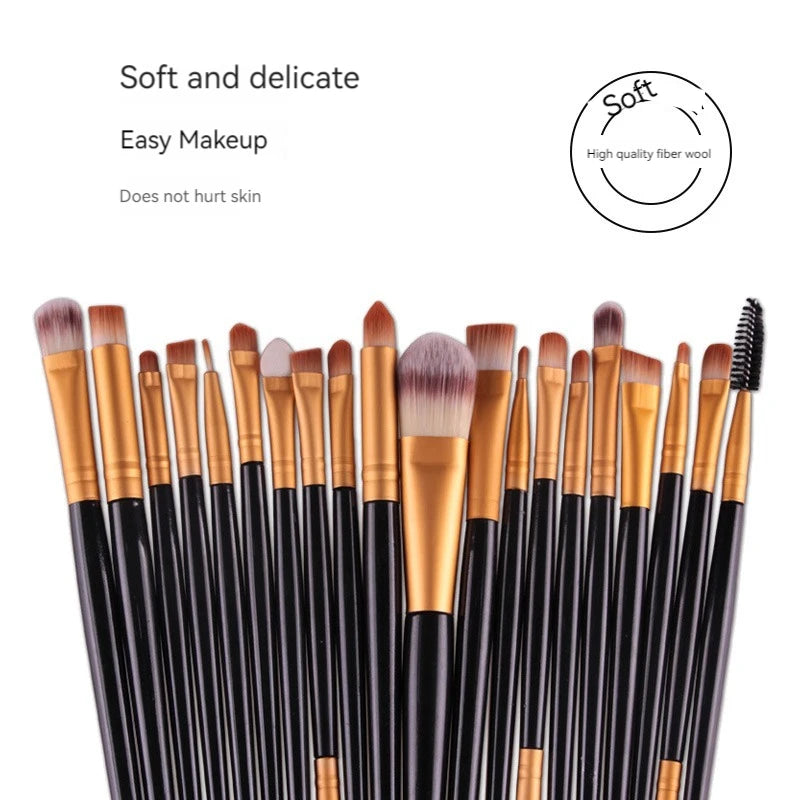 20-Piece Super Soft Makeup Brush Set