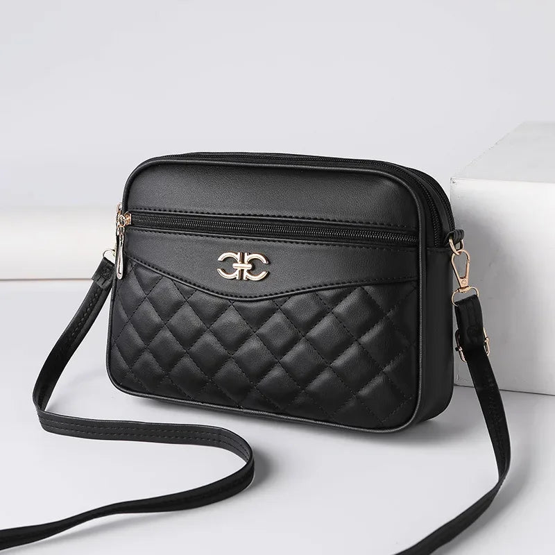 Fashion Lingge Crossbody Shoulder Bag