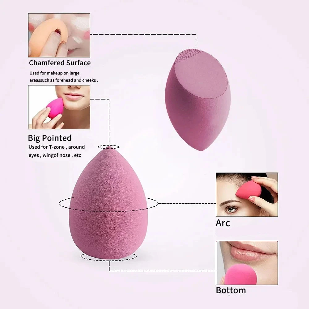 4/8-Piece Makeup Sponge Blender Set