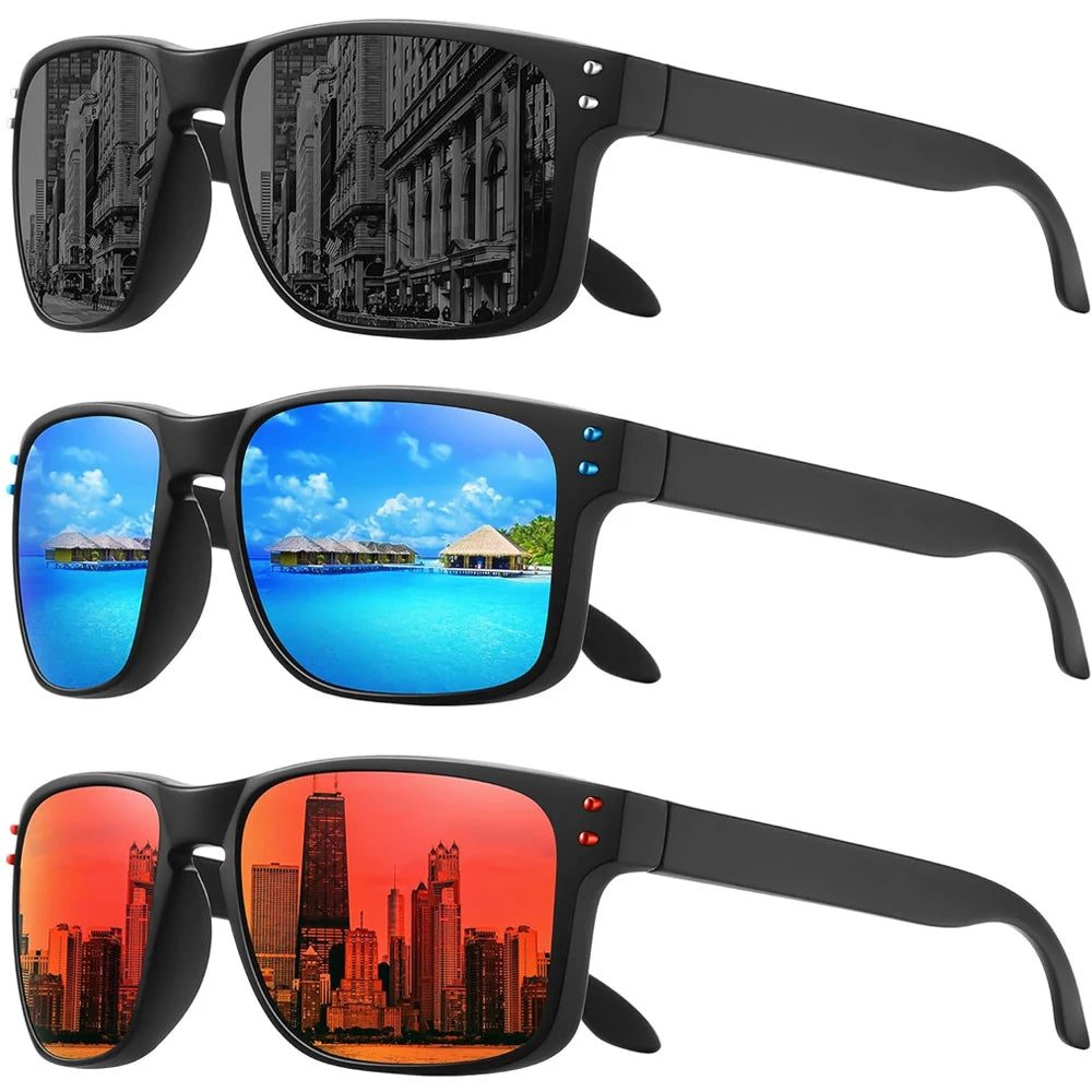 Fashion Polarized Square Sunglasses for Men and Women