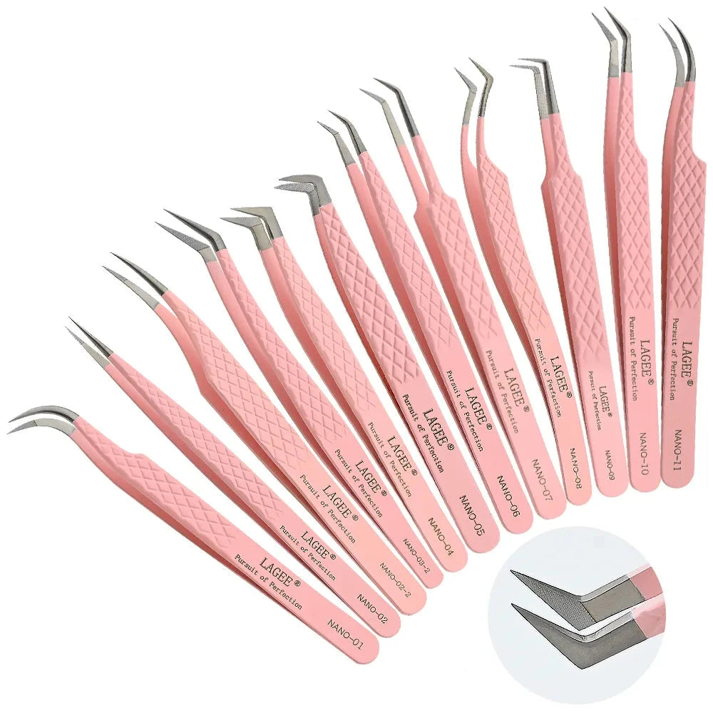 Fiber Tip Eyelash Extension Tweezer