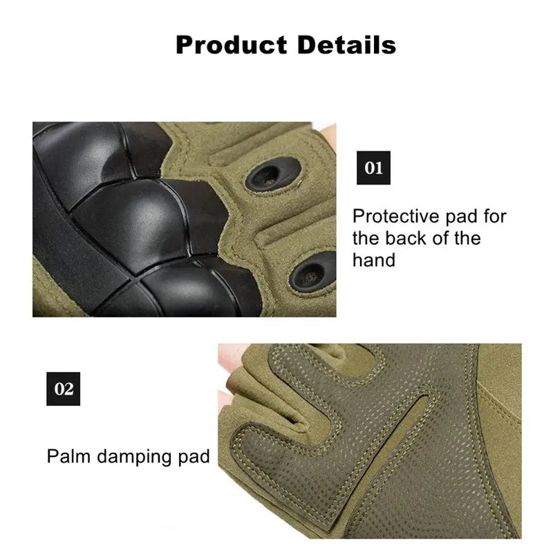 Tactical Military Gloves – Full-Finger, Touch-Screen, and Durable for Outdoor Sports