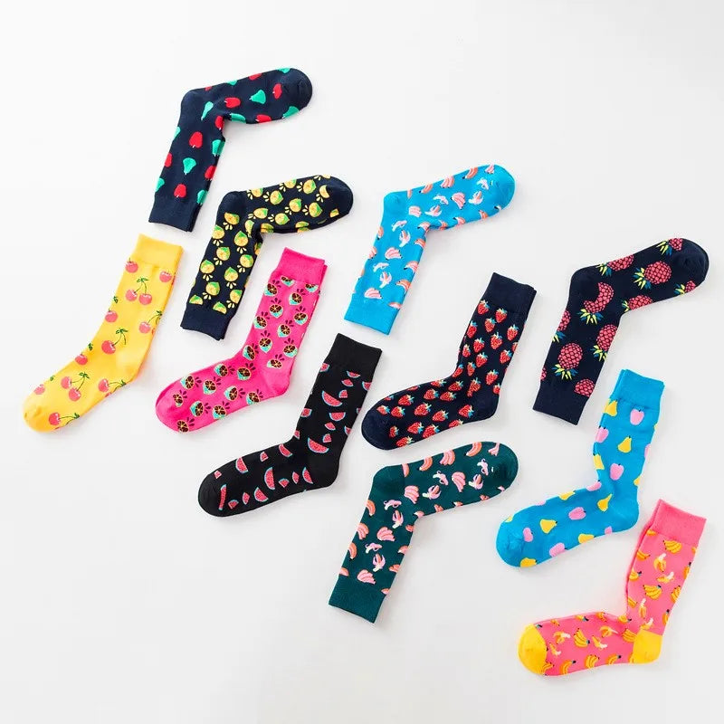 Unisex Happy Street Skateboard Socks