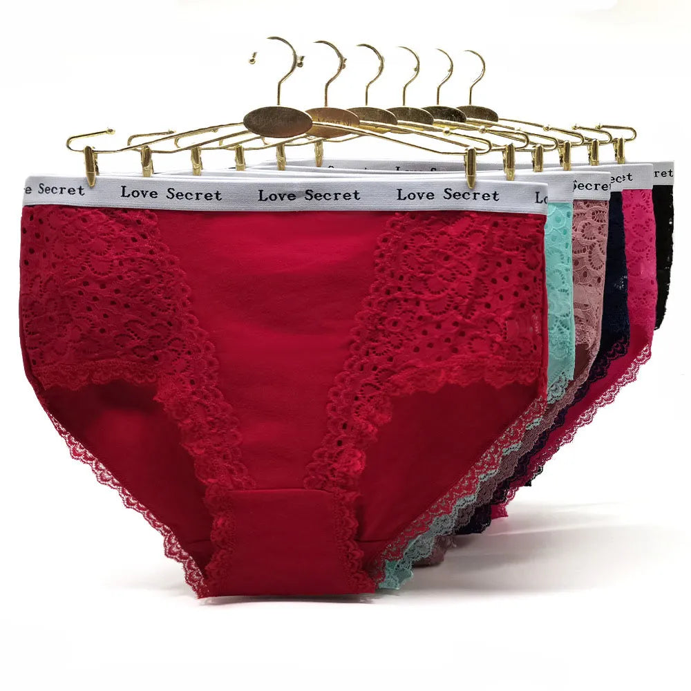 6-Pack Plus Size Cotton Panties - Women&