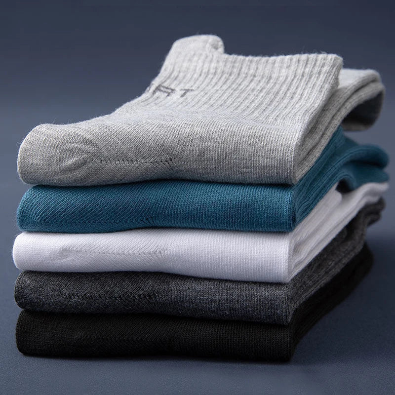 Breathable Cotton Socks for Men  10 Pairs