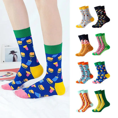 Unisex Happy Street Skateboard Socks