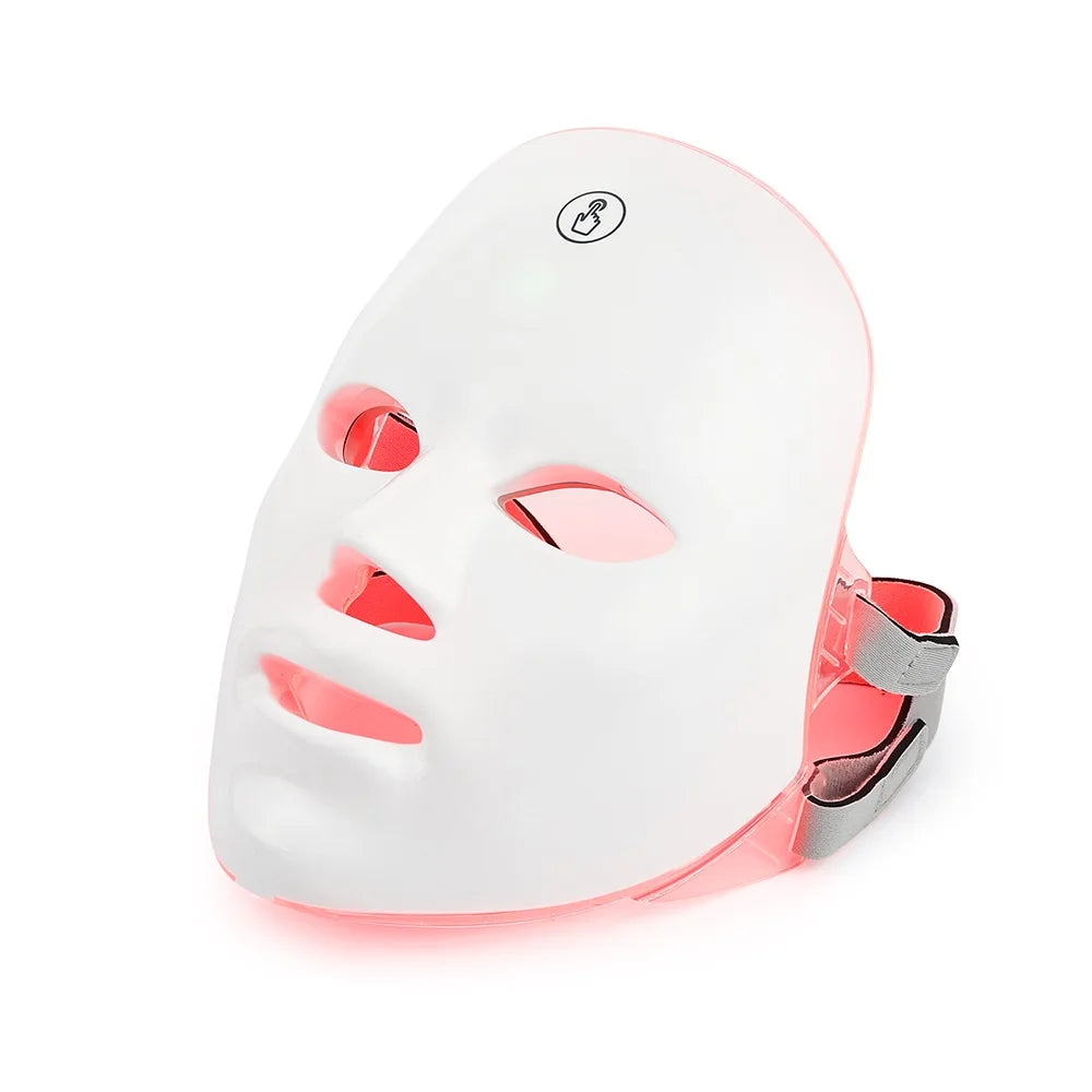 Rechargeable 7-Color LED Photon Therapy Facial Mask