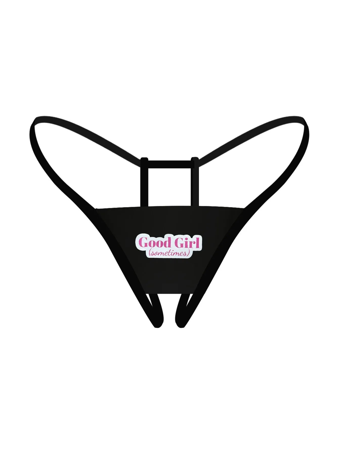 Personalized Crystal Name Thong