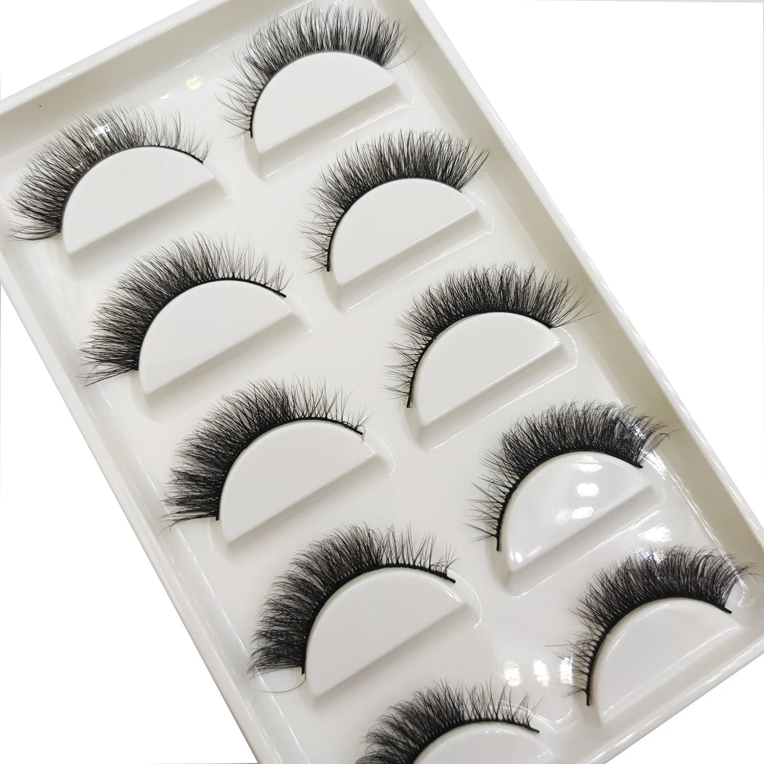 38 Style 5 Pairs Natural 3D Mink False Eyelashes