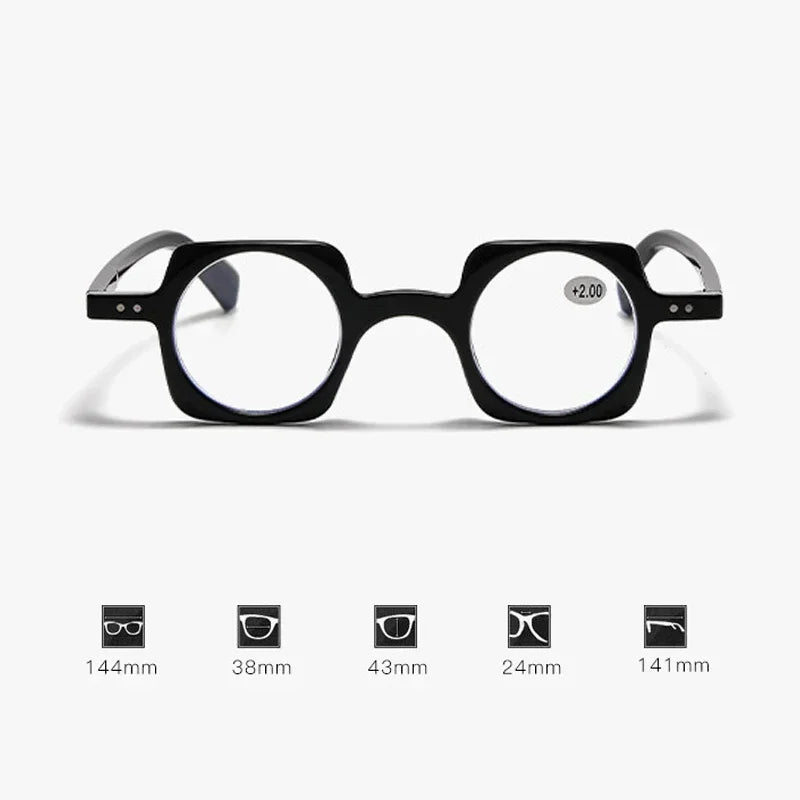 Retro Anti Blue Light Presbyopia Glasses for Women