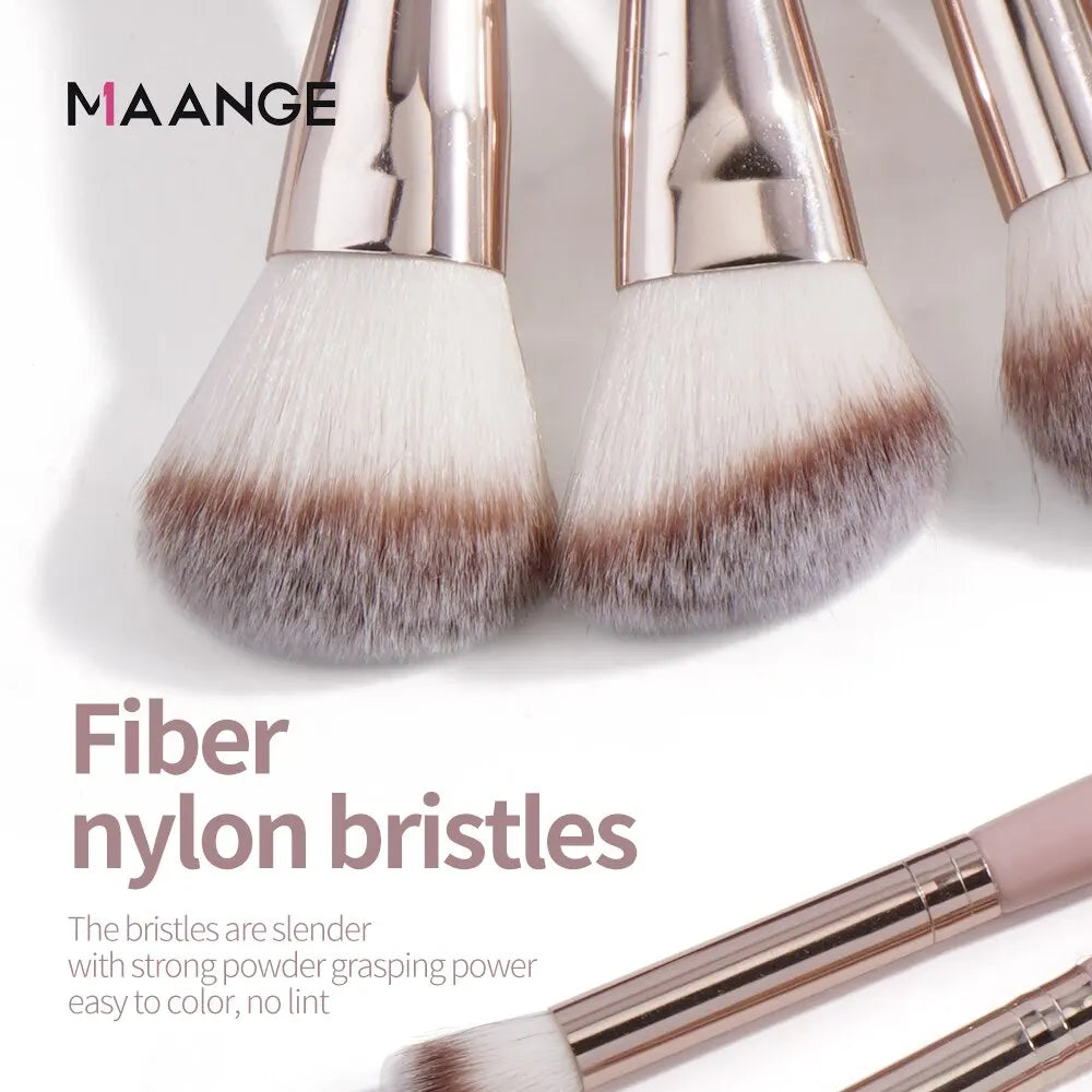 Maange 9-Piece Foundation Makeup Brush Set