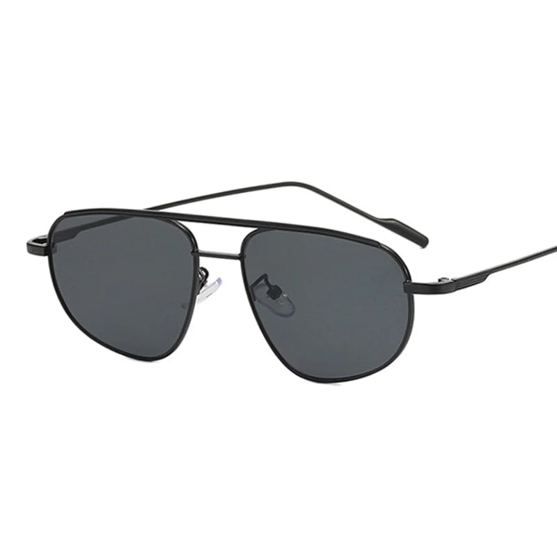 Classic Metal Square Sunglasses for Women