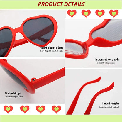 Women’s Heart-Shaped Diffraction Glasses