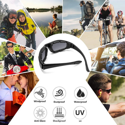 Universal Motorcycle Polarized Sunglasses